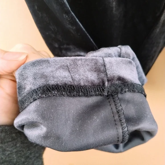 Jules & Leopold Midnight Blue Velvet Pants With Pockets And Tie Belt Size Small - Picture 9 of 10